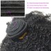 Afro Kinky Nappy Hair Bundles, One Bundle Natural Color Vrigin Human Hair Hair Weave